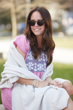 Hamptons Classic Frayed Hem Wrap/Scarf
