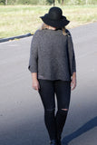Lincoln Sweater Poncho - april-marin