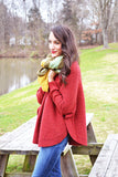 Lincoln Sweater Poncho - april-marin