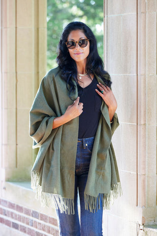 London Fringe Classic Scarf/Shawl